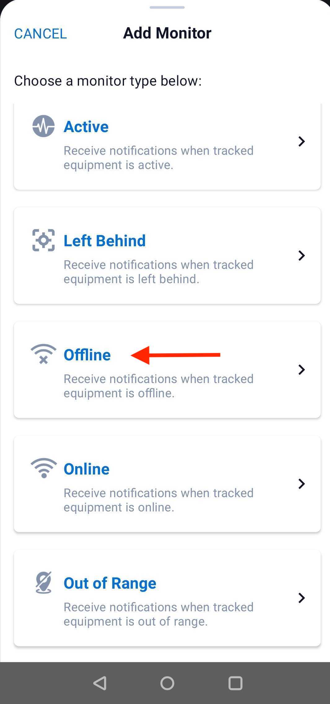 How to set up an Offline Monitor on my Android phone? – Momentum IoT